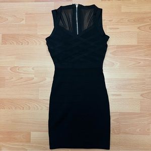 Guess Bodycon Black Dress